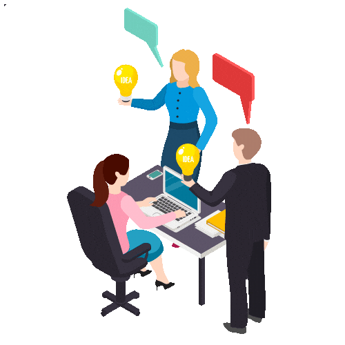 Team collaboration illustration